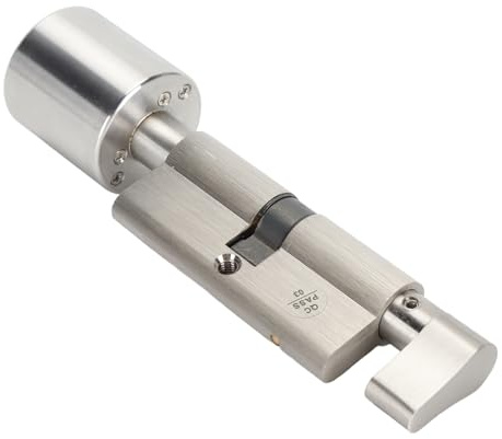 Sxhlseller Serratura a Cilindro Intelligente per Impronte Digitali, Maniglia per Porta d'ingresso Senza Chiave Bluetooth con Accesso in 0,5 Secondi e Struttura in Acciaio Inossidabile per Porte