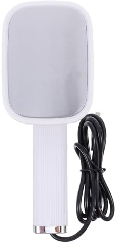 Ferro da Stiro Portatile USB Mini per Viaggio e Tessuti | Lega di Alluminio e Plastico, Bianco, Pre-riscaldamento Rapido e Doppia Funzione, Leggero e Compatto