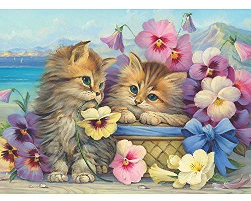 Bits and Pieces - 300 Piece Jigsaw Puzzle for Adults - Friends Forever - 300 pc Kittens, Cats Jigsaw by Artist Oleg Gavrilov