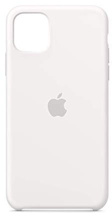 Apple Silikon Case (für iPhone 11 Pro Max) - Weiß - 6.5 Zoll