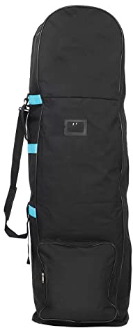 Reisetasche mit Rädern, 600D Heavy Duty Travel Cover mit Riemen Doppel Reißverschluss, Universalgröße faltbar wasserdicht gepolsterte Club Reisetasche für(Blau)