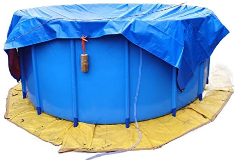 Piscina Fuori Terra/ Telaio Acciaio Piscine Rotonde Fuori Terra, Bambini Adulti Bambini, Grande Piscina Rettangolare / Piscine Rotonde Con Valvola Di Scarico, Piscine Estive Per Famiglie Blu, Kiddie A