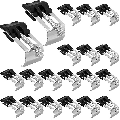 20 Pièces Installation De Clips De Fixation, Clips D'éVier Encastrés, Clips D'évier De Cuisine, Accessoires pour éVier De Cuisine pour Salle De Bain Salle De Douche
