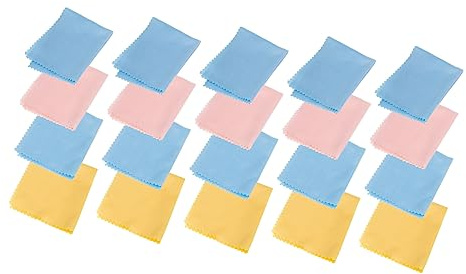 DRESSOOS 20piezas Paños Microfibra Limpieza Instrumentos Fregona Paño Limpiar Piano Guitarra