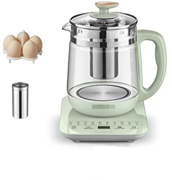 MZBDYYF Glass Teapot With Removable Infuser - 1.8L Electric Kettle Tea Kettle Multifunction Dash Egg Cooker Off With Smart Touch Panel & Menu