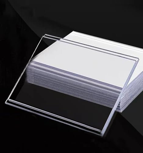YHKJLYH Transparente Acryl-Kunststoffplatte als Ersatz für Schuppenfenster, Polycarbonat-Dachplatten, UV-beständige, regenfeste Isolierschutz-PVC-Platten, für Heimwerker, Basteln, Bilderrahmen (60 x