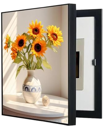 GHPLY Decorative Fuse Box Covers, Hide Electrical Panel Meter Breaker Wall Mounted Cover, Electrical Distribution Box Decorative Box(F,30x40CM/11.8x15.7in)
