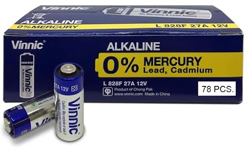 Vinnic Box 78 Batterien Bulk 27A/L828F, Alkali, 12 V