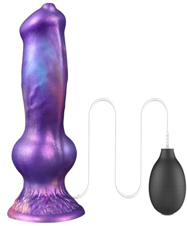 AMAZBEE Consoladores con chorro de agua, ventosas y bombas de agua. Plugs anales con eyaculación para sexo SM. Dilatadores anales de silicona con nudo (S)