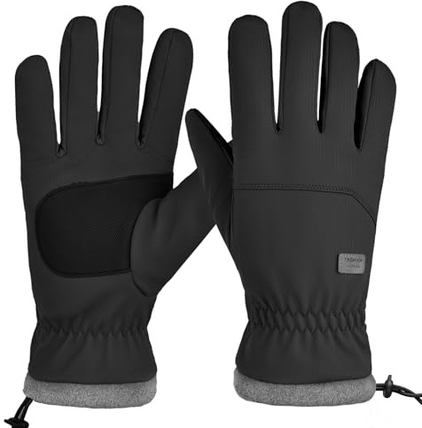 Gopaice Winter Gloves for Men Women Waterproof Thermal Windproof,Touchscreen for Running,Cycling,Skiing,Snowboarding,Driving in Cold Weather