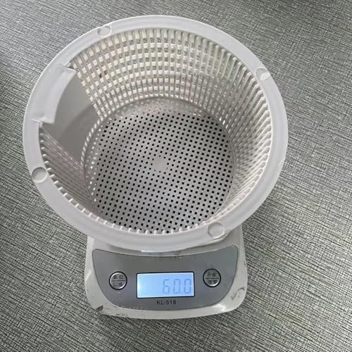 Zilimontt Cesta de filtro de skimmer de piscina P06436 para piscina de pared de acero de 16 x 12 x 7 cm, compatible con juegos de piscina 56369/56384/56566/56574/56586, filtración eficiente y desechos