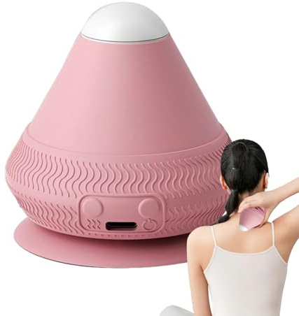 Elektrisk massageboll - Uppvärmd muskelavslappningsanordning med väggmonterad fasciarulle | Fitness yoga återvinningsverktyg för rygg, fötter, ben och