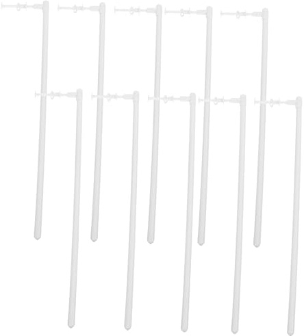 GANAZONO 10 pièces Lot de Tiges Moulin à Vent Solides pour Bricolage DIY Bâtons Durables pour Fabrication de Moulins Décoratifs Accessoires Pratiques pour Projets Artistiques