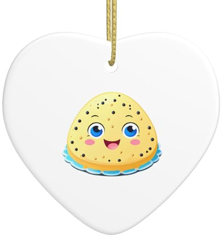 WHJSHOP Pizzo piccole palline modello Natale ceramica amore ciondolo decorazione interna regalo festival