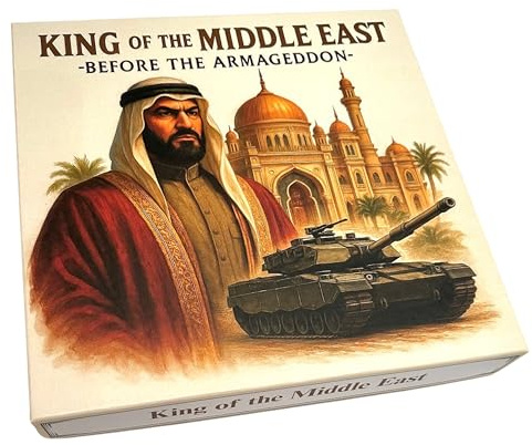 Brettspiel Strategie – King of the Middle East – Taktisches Strategiespiel für 2–6 Spieler ab 14 Jahren – Kalter Krieg im Nahen Osten – Strategy Board Game