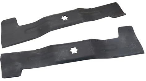 SECURA Jeu de lames (éjection) compatible avec MTD Smart RE 125 13HH765E600 Tracteur de pelouse