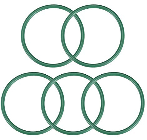 sourcing map 10 Dichtungsringe 12,5x9,5x1,5mm FKM O Ring Fluor Gummi Öl Säure Temperaturbeständigkeit Unterlegscheiben für Industerie Maschinen Auto Reparatur Pneumatik, Braun