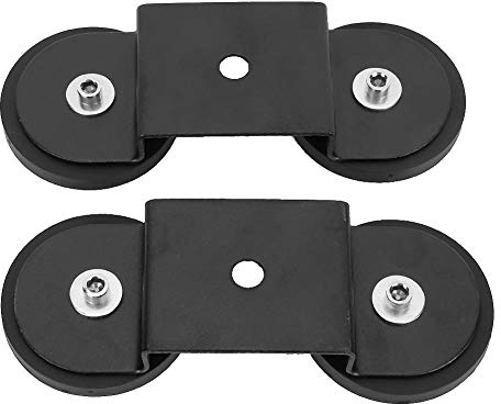 KIMISS Light Bar Halterung, Universal Magnetic Light Bar Montagehalterung Black Holder Sucker für Auto SUV (Aluminiumlegierung)