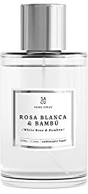 SEAL AROMAS - Home Spray Premium [Rosa Blanca y Bambú] 100ml | Difusor Ambientador Hogar Fragancia Elegante para tu Casa