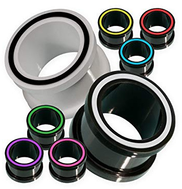 Fly Style Silikon Tunnel Plug Ohr - Flexibel und Bequem Flesh Tunnel - Ohrtunnel Piercing Schmuck