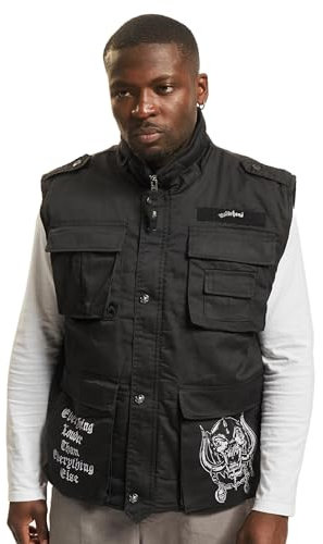 Brandit Motörhead Ranger Vest, Farbe: Black, Größe: XL