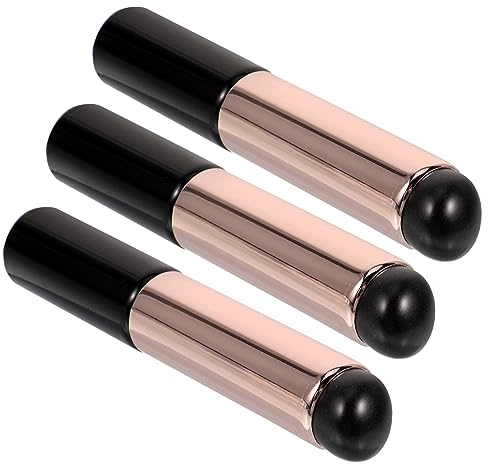 HAKIDZEL 3 Stk Concealer-pinsel Lippenapplikator Lippenpinsel Lippenpeeling-bürste Make-up-pinsel Für Frauen Lippenstäbe Make-up Pinsel Lippenbalsam-applikator Kieselgel Tragbar Lippenstift
