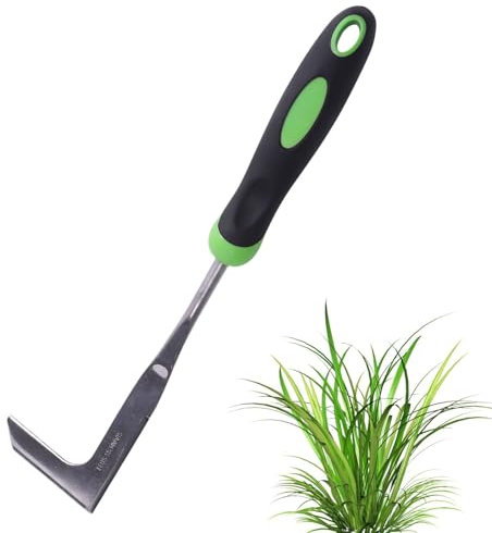 Fugenkratzer, Hand Unkrautstecher, Fugenkratzer Scharfes Edelstahlmesser, Garten Handjätgerät mit Ergonomischer Griff, Unkraut Entferner Gerät Für Entfernen von Moos und Unkraut in Plattenfugen,33.5cm