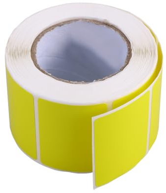 Lurrose 3rolle -versandetiketten Mit Farbigen Thermotransfer-etiketten Druckerpapier Rot Gelb Und Grün Pro Rolle Pro Rolle Wasserfest Und Ölbeständig