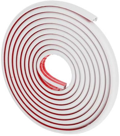 KOMBIUDA Cables Autoadhesivo De PVC para Suelo Gestión De Cables para Hogar y Oficina Protector Eléctrico para Cableado