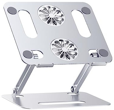 SHINEOFI Raffreddamento Laptop Regolabile con Ventole Silenziose Base per Notebook Portatile con Aumentata per Comfort Ergonomico