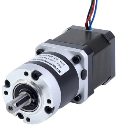 STEPPERONLINE Nema 17 Getriebe Schrittmotor L=40mm 50:1 Planetengetriebe | MG Serie