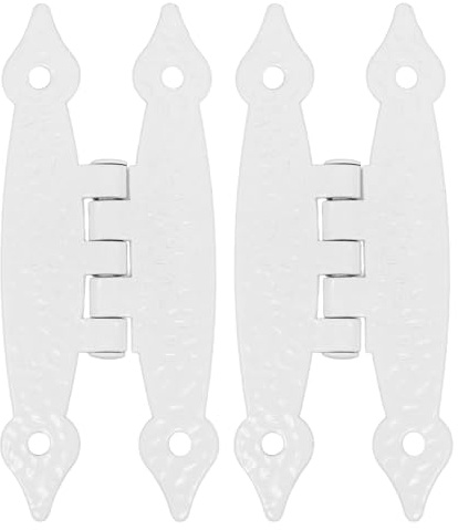 GRADENEVE 2 Cerniere Antiche per Mobili in Ferro 3,5 Pollici, Cerniere per Armadietti e Scatole di Legno Design Vintage, Ferramenta per Portagioie e Porte D'epoca, Adatte per Uso Domestico