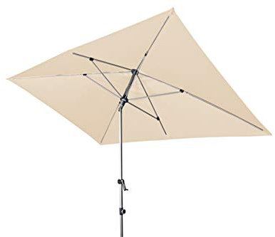 Doppler EXPERT Auto Tilt – Rechteckiger Sonnenschirm für Balkon oder Terrasse – Knickbar – ca. 300x200 cm