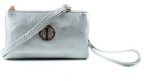 AOSSTA Womens Small Crossbody Bag for Girls Crossbody Phone Bags Mini Shoulder Handbag With Wristlet Adjustable Strap