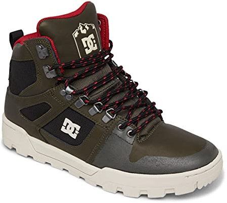 DC Shoes Pure High-Top Winter Boot, Scarpe da Ginnastica Uomo, Deep Forest, 41 EU
