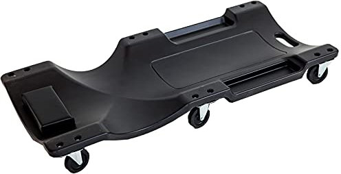 Rollbrett Werkstatt, Reparatur Von Werkstatthocker Automotive Mit Tragbarem Griff, Universalrad Und Schwammkissen, Auto Dolly For Zuhause, Beinhaltet Keine Werkzeuge ( Color : Black , Size : 40inch )