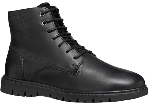 Geox Men's U Ghiacciaio D Ankle Boot, Nero, 43 EU