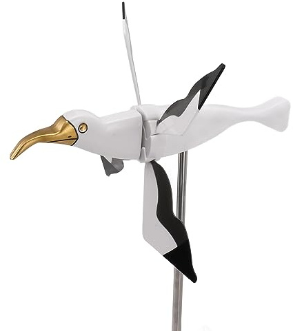 Garden Wind Spinner Seagull Windmill for Outdoor Yard Decorations Weatherproof Easy To Install