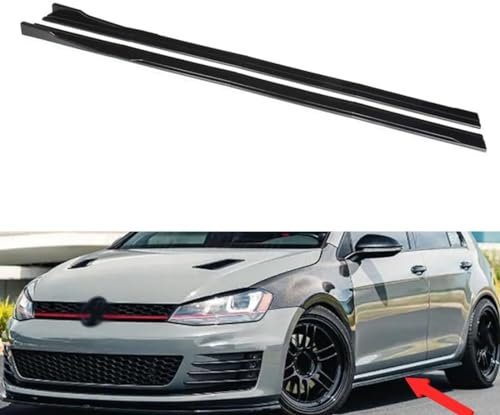 ZYJHGF Auto-Seitenschweller für VW Golf 6 MK6 GTI GTD 2009-2013, Seitenschweller-Verlängerung, Rocker-Panel-Splitter, Styling-Zubehör,Carbon Fiber Look