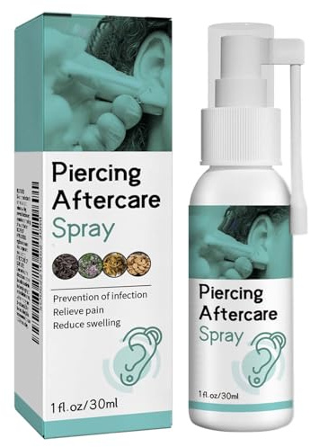Piercing Cleaning Solution - Sterile Saline, Saline Solution,Cleaning Aftercare Fluid for Ear