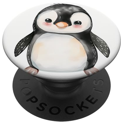 Niedlicher Pinguin Kinderzimmer Pinguine Liebhaber Kawaii PopSockets Klebender PopGrip