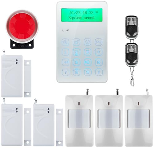 GSM Smart Alarm Di Allarme GSM Wireless Sistemi Di Allarme Domestici Sicurezza Segnale Wireless Domestico 850/900/1800/1900 MHz per Ville e Magazzini(G3GD)