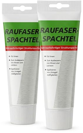 Rauhfaser-Spachtel Tapetenspachtel mit Rauhfaser-Körnung Struktur-Spachtel 330g (2)