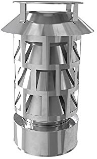 Zugverbesserer für Doppelwandigen Schornstein mit Mündungsabschluss Ø 113 mm