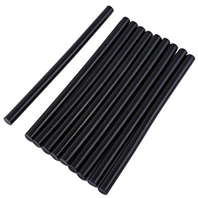 10 Stück Heißklebesticks Heißkleber Allzweck Schwarz Klebestift für DIY Handwerk Projekte und Schnellreparaturen (11 * 200mm)