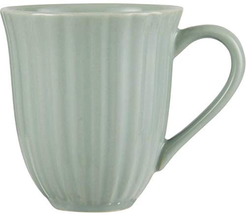 IB Laursen Kaffeebecher, Tasse Green Tea grün für 300ml H. 10cm Steingut