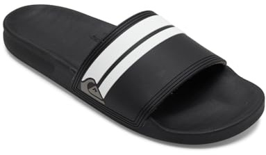 Quiksilver Homme Sandales Bout ouvert, Noir Blanc Xkkw, 42 EU
