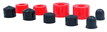 ANCLLO 10er-Pack Hardware, Skateboard-LKW-Umbausatz, Buchsen und Drehbecher für LKW-Reparatur-Umbausatz, PU, Outdoor-Sportwerkzeuge