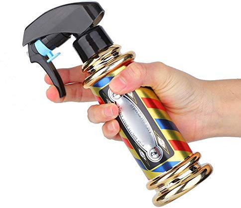 200ml Empty Spray Bottle, Hairdressing Spray Bottle Salon Barber Hair Tools Vintage Water Sprayer for Hairdressing Salon Barber Hair Tool (Photo Color)