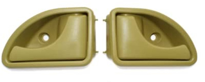 Viviance Innentürgriff vorne links und rechts kompatibel mit Renault Kangoo I 1997–2007 Twingo I 1993–2007 – Type A Gelb Links und Rechts